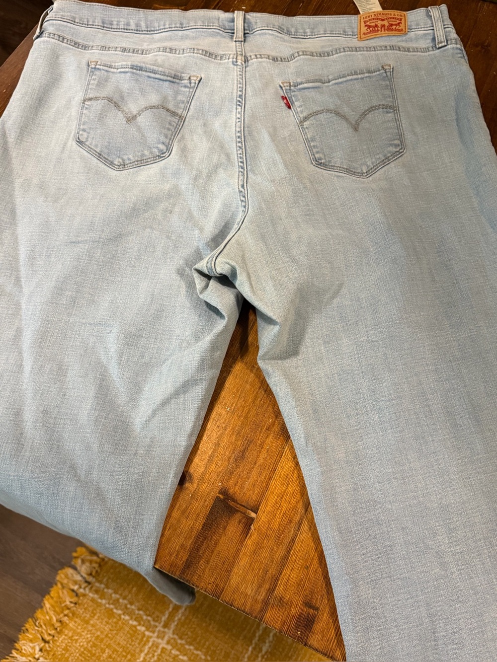 Levi’s 311 Shaping Skinny Capri Jeans Light Wash Plus Size 22W Stretch - Picture 3 of 10